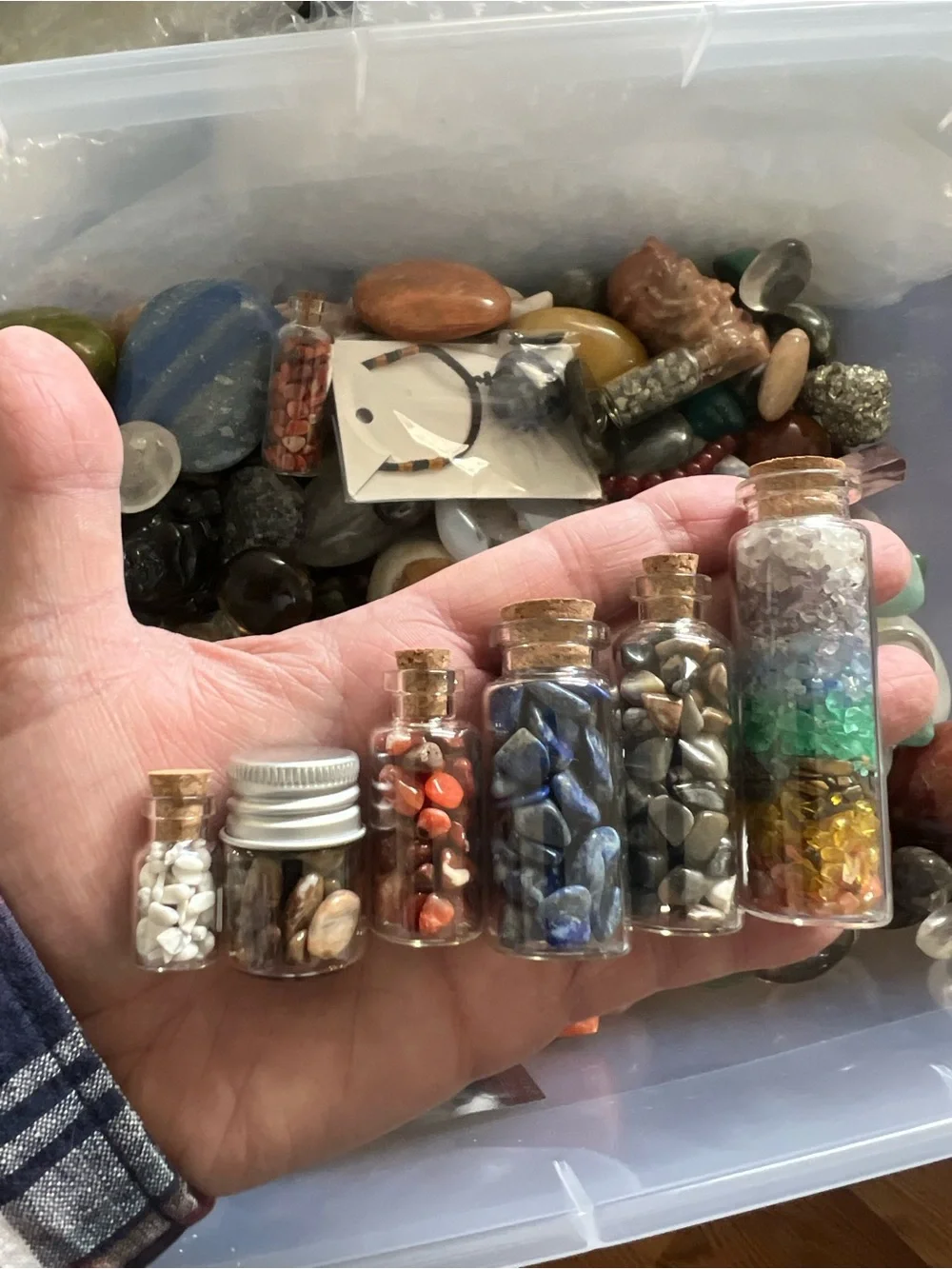 Huge Mystery Crystal Gemstone At Least 1Lb Scoop (usually it’s over)NWOT